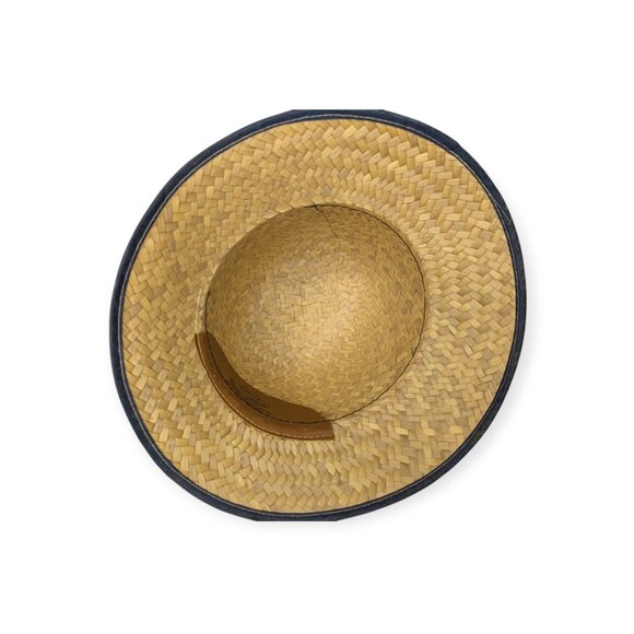 Vintage American Harvest Hat Co Sun Toppers Woven Straw Bucket Hat Sized Small - Picture 8 of 14